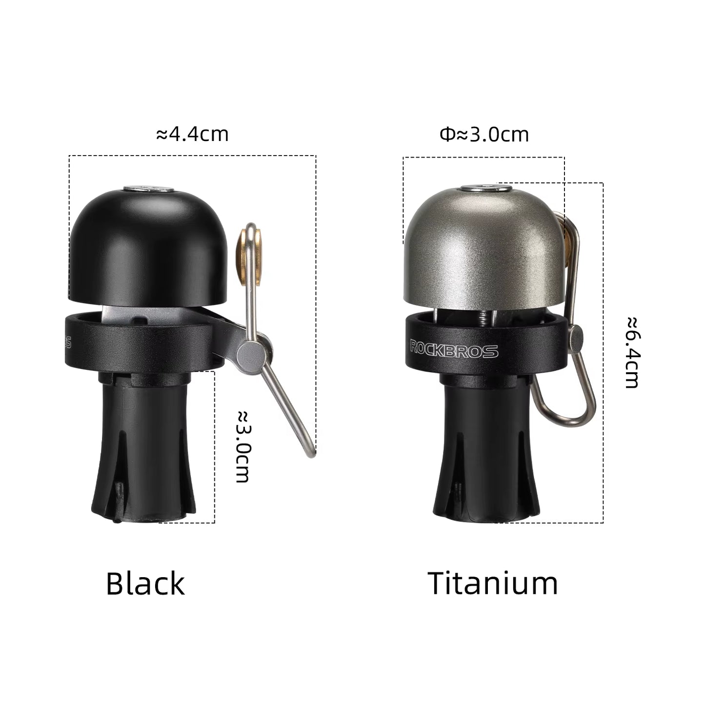 Bicycle Bell Curved Handlebar Plug Bell Horn Waterproof 80Db Loud High Decibel Ring Alarm Bell Road Bike Accessories